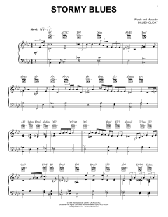 Stormy Blues von Billie Holiday (Download) 