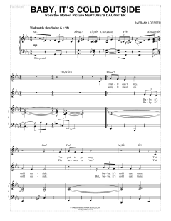 Baby, It's Cold Outside von Frank Loesser (Download) 