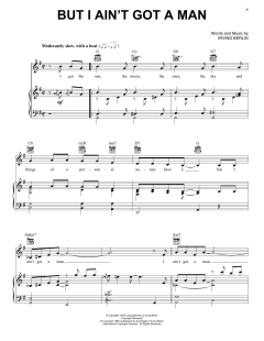 But I Ain't Got A Man von Irving Berlin (Download) 