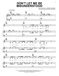 Don't Let Me Be Misunderstood von Lana del Rey (Download) 