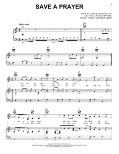 Save A Prayer von Duran Duran (Download) 