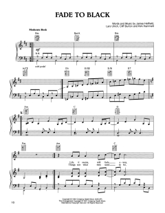 Fade To Black von Metallica (Download) 