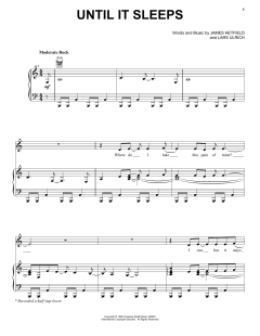 Until It Sleeps von Metallica (Download) 