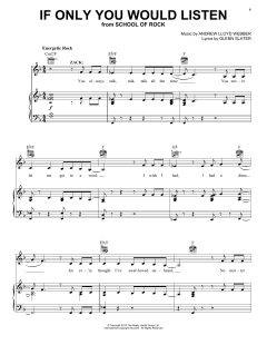 If Only You Would Listen von Glenn Slater (Download) 