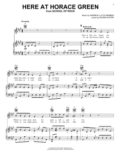 Here At Horace Green von Glenn Slater (Download) 