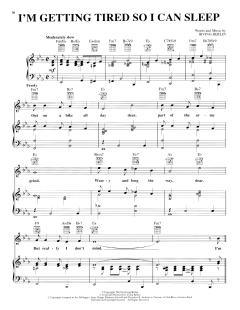 I'm Getting Tired So I Can Sleep von Irving Berlin (Download) 