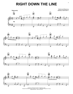 Right Down The Line von Gerry Rafferty (Download) 