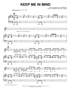 Keep Me In Mind von Wyatt Durrette (Download) 