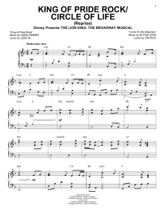 King Of Pride Rock von Tim Rice (Download) 