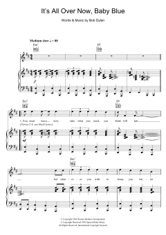 It's All Over Now, Baby Blue von Bob Dylan (Download) 
