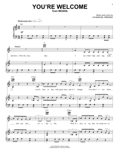 You're Welcome von Lin-Manuel Miranda (Download) 
