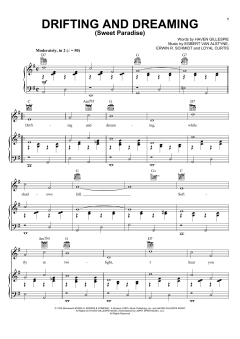 Drifting And Dreaming (Sweet Paradise) von Haven Gillespie (Download) 