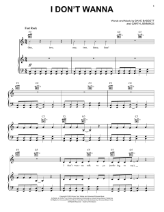 I Don't Wanna von Joby Talbot (Download) 