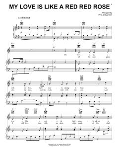 My Love Is Like A Red Red Rose von Celtic Thunder (Download) 