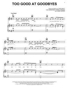 Too Good At Goodbyes von Sam Smith (Download) 
