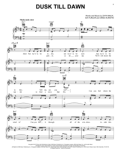 Dusk Till Dawn von Greg Kurstin (Download) 