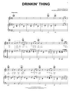 Drinkin' Thing von Wayne Carson Thompson (Download) 