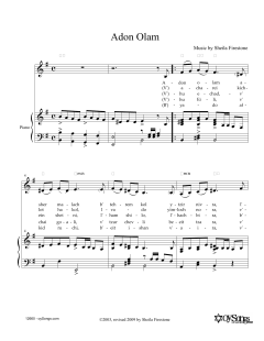 Adon Olam (Download) 