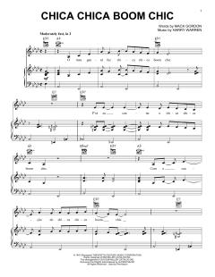 Chica Chica Boom Chic von Harry Warren (Download) 