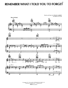 Remember What I Told You To Forget von Brian Potter (Download) 