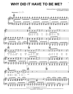 Why Did It Have To Be Me? von ABBA (Download) 