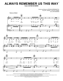 Always Remember Us This Way von Lady Gaga (Download) 