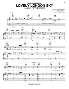 (Underneath The) Lovely London Sky von Lin-Manuel Miranda (Download) 