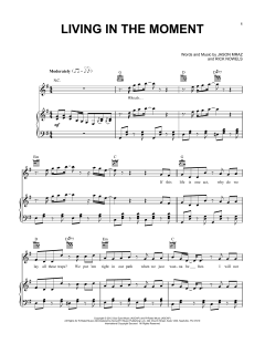 Living In The Moment von Jason Mraz (Download) 