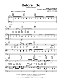 Before I Go von Guy Sebastian (Download) 