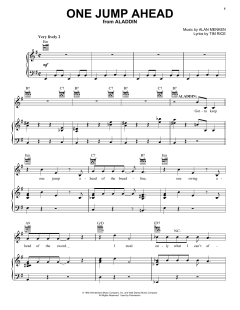 One Jump Ahead von Alan Menken (Download) 