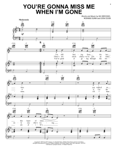 You're Gonna Miss Me When I'm Gone von Brooks & Dunn (Download) 