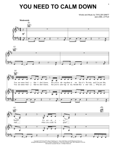 You Need To Calm Down von Taylor Swift (Download) 
