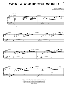 What A Wonderful World von Bob Thiele (Download) 