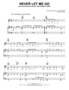 Never Let Me Go von Jane Monheit (Download) 