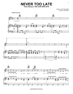 Never Too Late von Elton John (Download) 