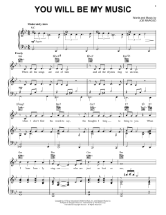 You Will Be My Music von Joe Raposo (Download) 