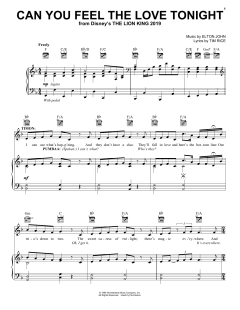 Can You Feel The Love Tonight von Elton John (Download) 