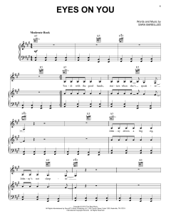 Eyes On You von Sara Bareilles (Download) 