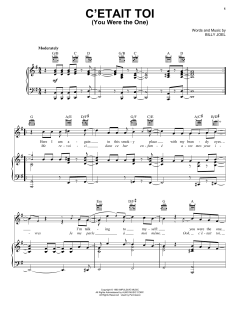 C'etait toi (You Were The One) von Billy Joel (Download) 