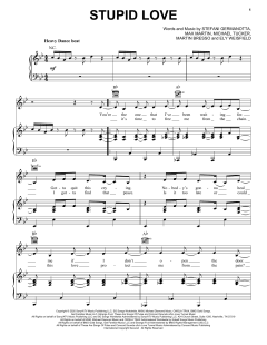 Stupid Love von Max Martin (Download) 