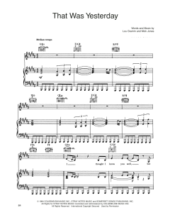 That Was Yesterday von Foreigner (Download) 