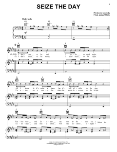 Seize The Day von Paul McCartney (Download) 