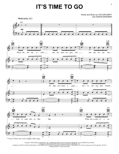 it's time to go von Taylor Swift (Download) 