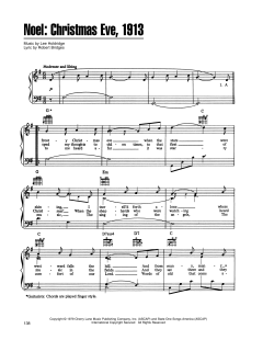 Noel: Christmas Eve, 1913 von Lee Holdridge (Download) 