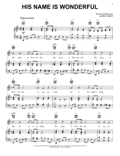His Name Is Wonderful (Download) 