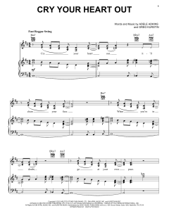 Cry Your Heart Out von Adele (Download) 