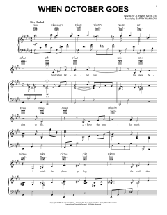 When October Goes von Barry Manilow (Download) 