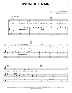Midnight Rain von Taylor Swift (Download) 