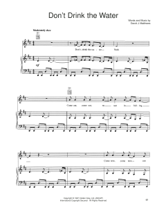 Don't Drink The Water von Dave Matthews Band (Download) 