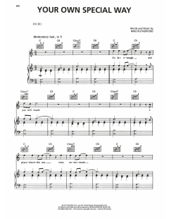 Your Own Special Way von Genesis (Download) 